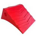 Redfoot Levelling - A Redfoot Levelling Super Chock on a white background suitable for outrigger pads.