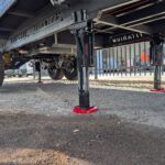 Caravan being levelled by AutoLift system